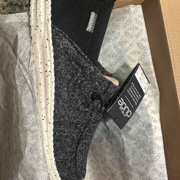 HEY DUDE WALLY HALO FITWOOL GREY 10 - Picture 3 of 5